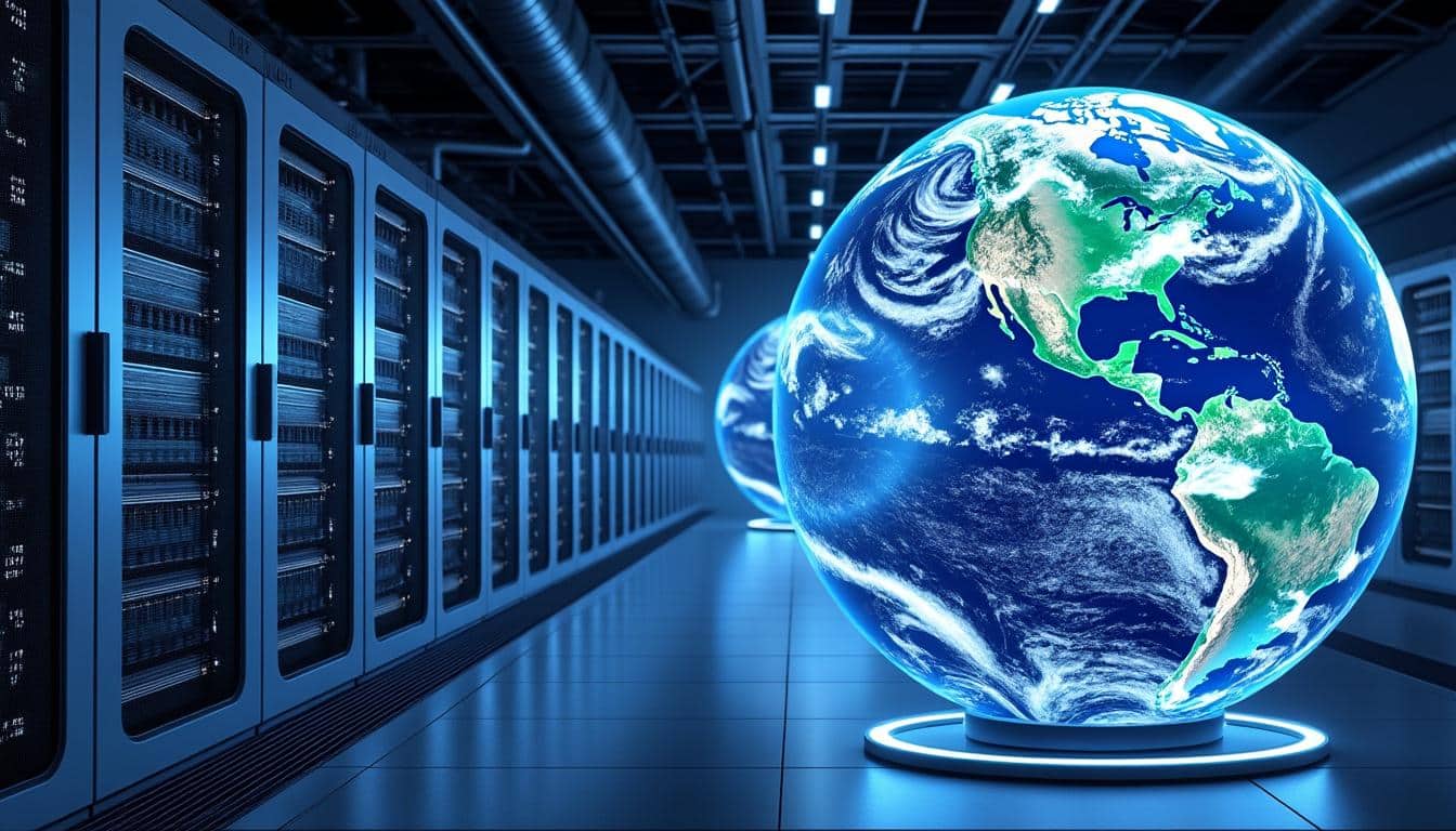 découvrez pourquoi la simulation précise du changement climatique mondial nécessite la puissance d'un supercalculateur exascale pour modéliser les phénomènes complexes à grande échelle.