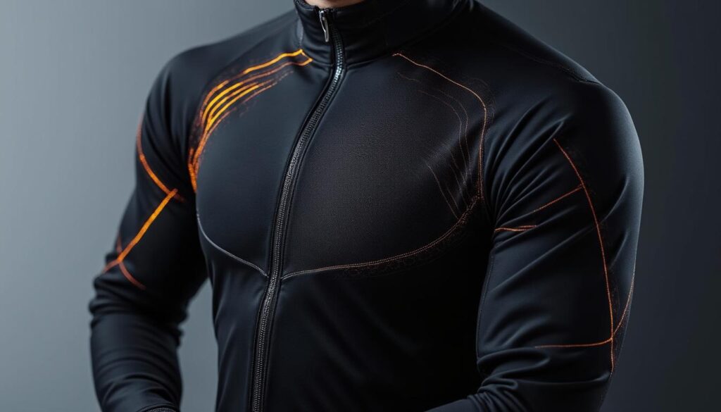 découvrez comment l'intégration de circuits dans des vêtements intelligents utilise des capteurs flexibles pour améliorer le confort et la fonctionnalité des textiles connectés.
