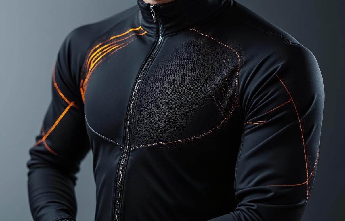 découvrez comment l'intégration de circuits dans des vêtements intelligents utilise des capteurs flexibles pour améliorer le confort et la fonctionnalité des textiles connectés.