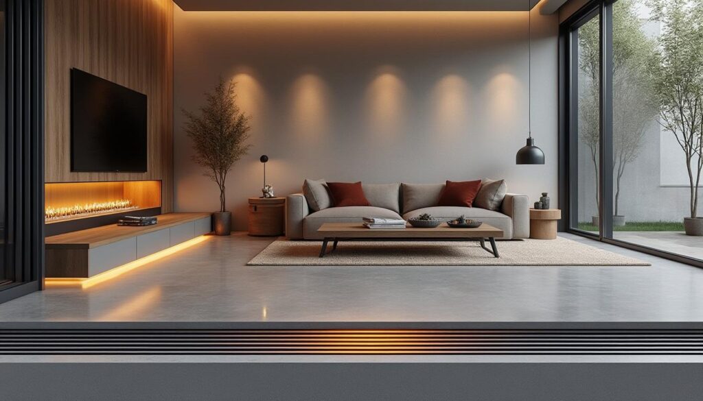 découvrez comment le plancher chauffant assure une diffusion de chaleur douce et homogène pour un confort optimal dans votre intérieur.
