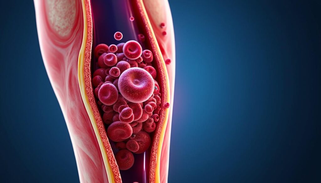 découvrez comment la formation d'un caillot sanguin dans le mollet entraîne la thrombose veineuse, ses symptômes, causes et traitements pour prévenir les complications.