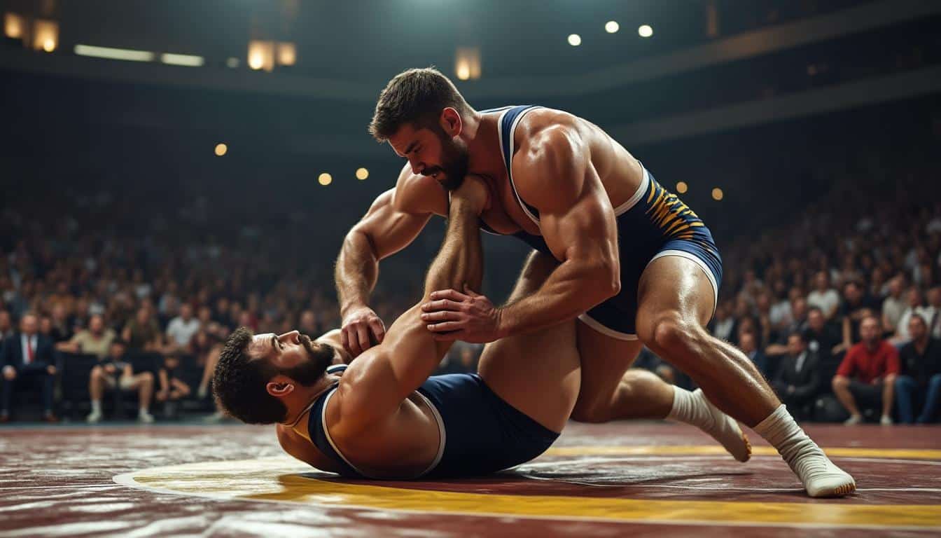 découvrez comment la lutte gréco-romaine se caractérise par la projection de l'adversaire au sol sans utiliser les jambes, une discipline technique et stratégique de la lutte olympique.