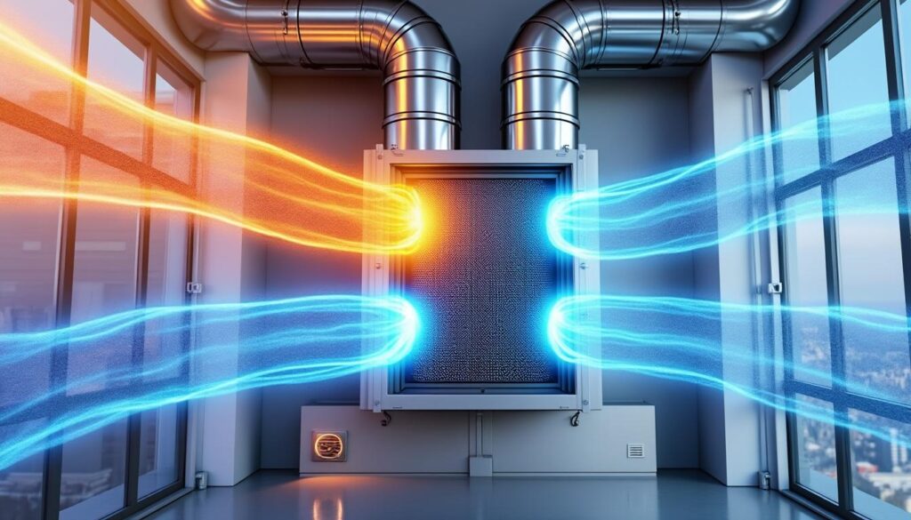 découvrez comment la récupération des calories de l'air extrait améliore l'efficacité de la ventilation double flux en réduisant les pertes énergétiques et en optimisant le confort intérieur.