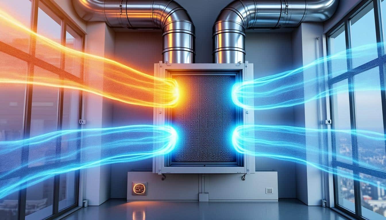 découvrez comment la récupération des calories de l'air extrait améliore l'efficacité de la ventilation double flux en réduisant les pertes énergétiques et en optimisant le confort intérieur.