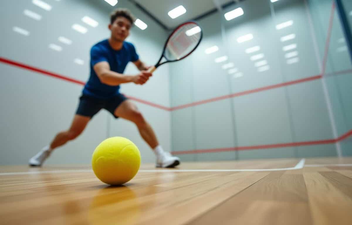 découvrez comment le rebond ultra-rapide de la balle sur le mur frontal révolutionne le squash raquette en augmentant la vitesse et l'intensité du jeu.