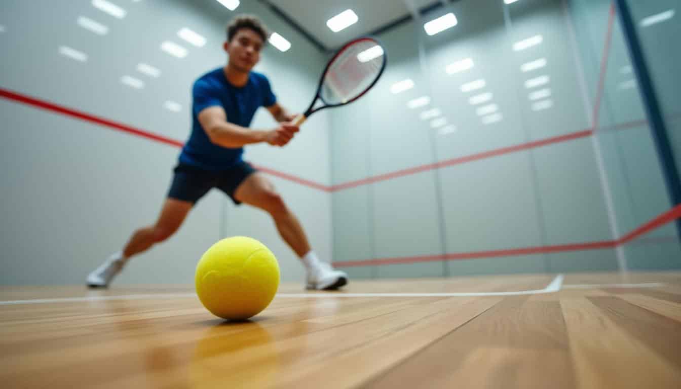 découvrez comment le rebond ultra-rapide de la balle sur le mur frontal révolutionne le squash raquette en augmentant la vitesse et l'intensité du jeu.