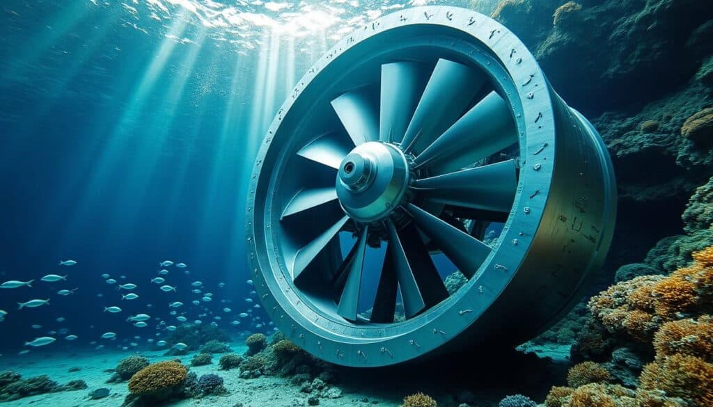 découvrez comment l'exploitation des courants marins profonds permet de faire tourner la turbine hydrolienne et de produire une énergie renouvelable efficace.