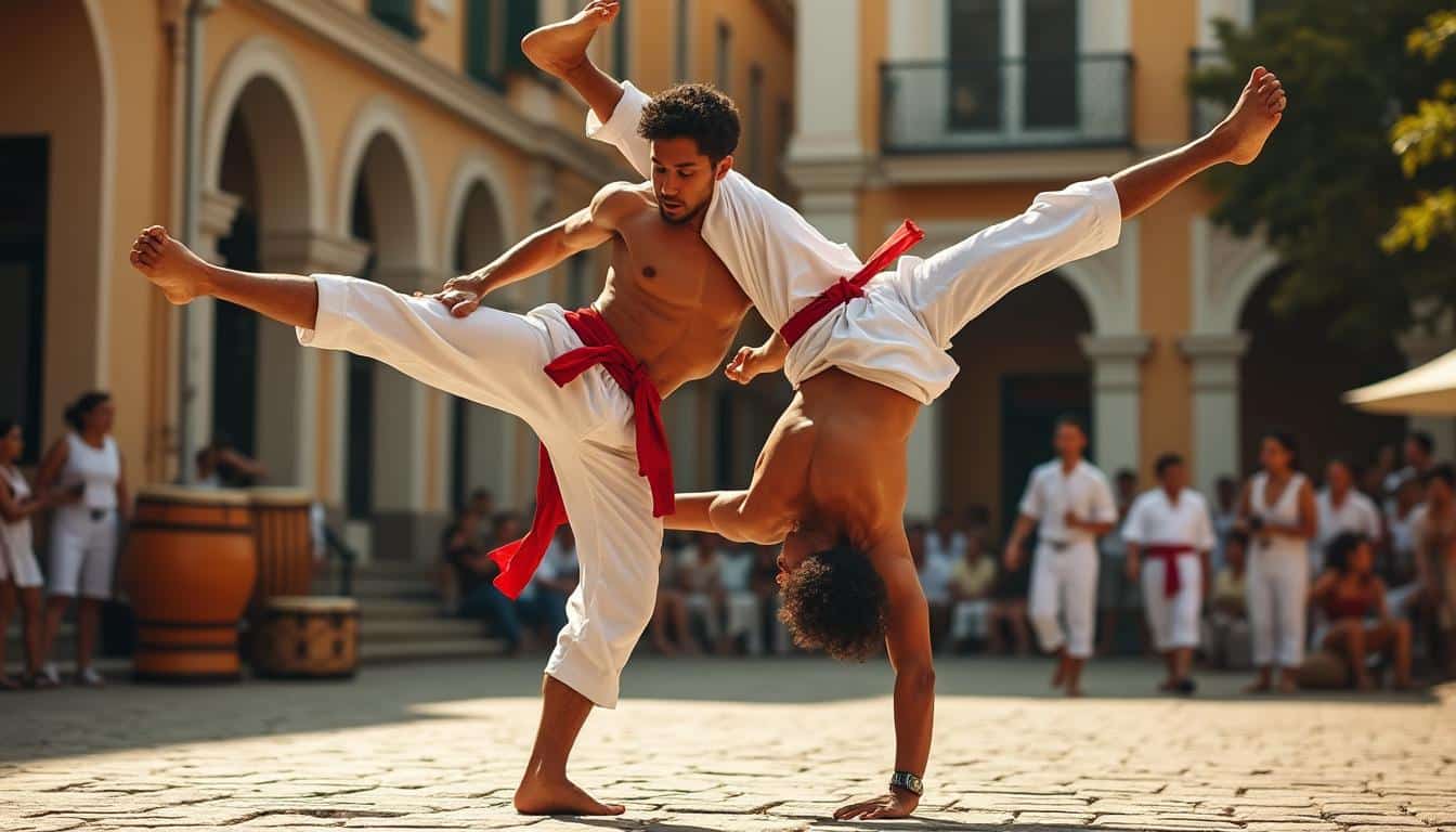 découvrez comment la capoeira brésilienne allie harmonieusement mouvements de lutte et acrobatie pour créer un art martial rythmé et spectaculaire.