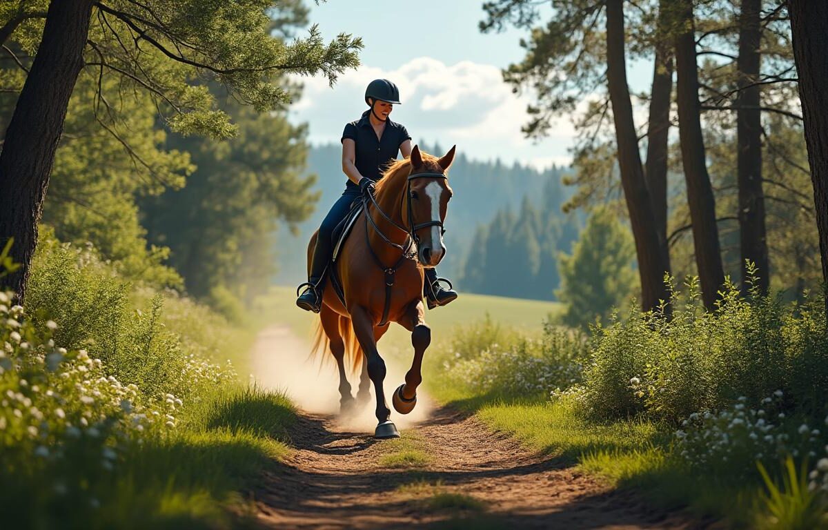 découvrez l'importance de maîtriser les allures du cheval avant de partir en randonnée équestre en pleine nature pour une expérience sécurisée et agréable.