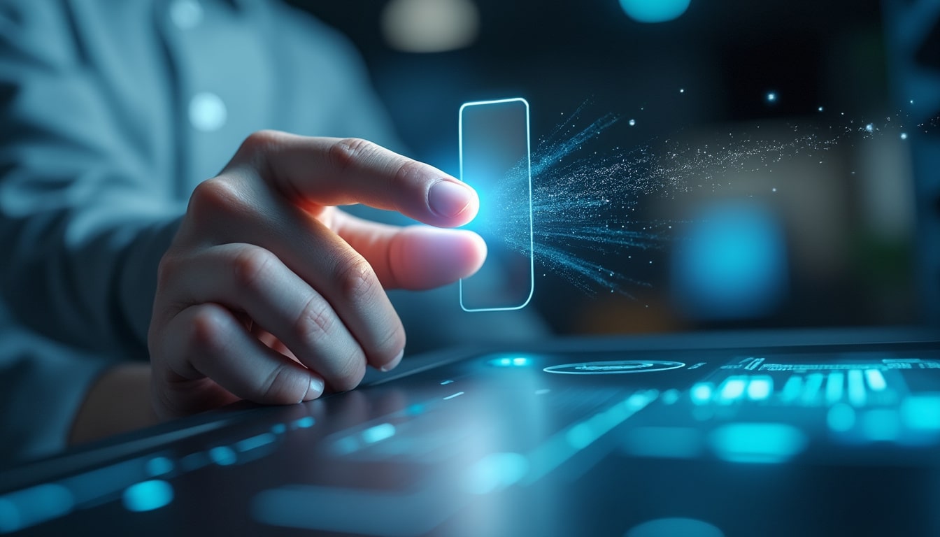 découvrez comment l'interface haptique recrée la sensation de résistance physique face à un objet virtuel pour une expérience immersive et réaliste.