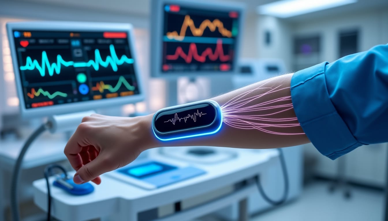 découvrez comment la transmission sans fil des constantes vitales via un biocapteur portable améliore le suivi médical en temps réel et la qualité des soins aux patients.