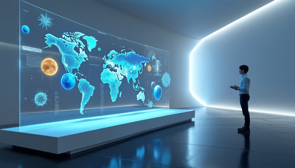 découvrez comment l'écran holographique révolutionne la visualisation d'objets en 3d sans nécessiter de lunettes dédiées, offrant une expérience immersive et innovante.