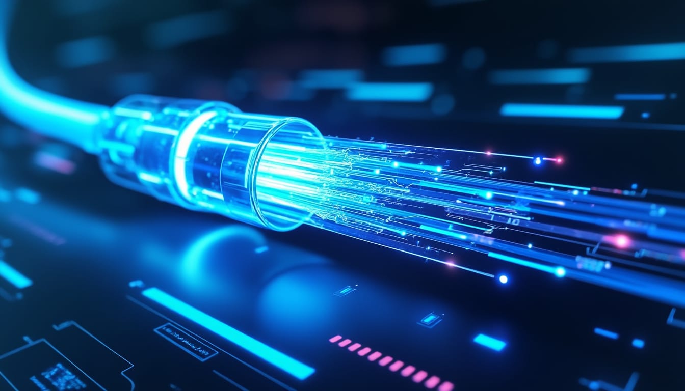 découvrez comment la fibre photonique permet une transmission des données à la vitesse de la lumière, révolutionnant les communications et les technologies avancées.