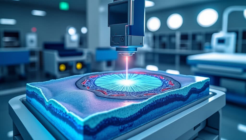 découvrez comment l'ablation thermique avec laser femtoseconde permet une précision exceptionnelle en évitant l'échauffement des tissus voisins, assurant ainsi une intervention sûre et efficace.
