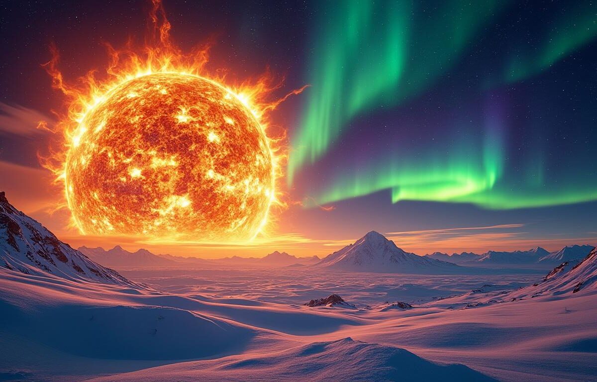 découvrez comment l'apparition magnétique d'orages solaires au-dessus du cercle polaire donne naissance à des aurores boréales spectaculaires, un phénomène naturel fascinant à observer lors de votre voyage.